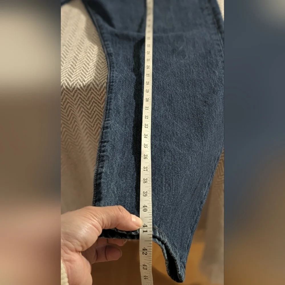 501 Levi's Men's Dark Blue Straight Jeans 38X32